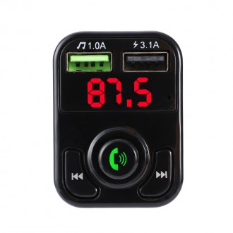 Автомобильный FM-модулятор Multifunction Wireless Car MP3 Player X8 – это устрой. . фото 9