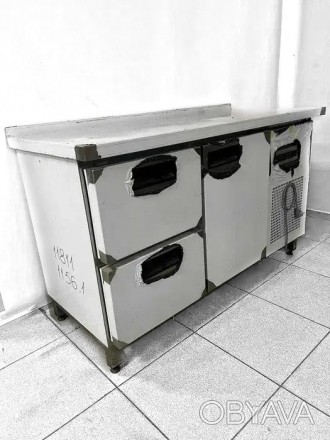 Холодильный стол (нержавеющая сталь)
Характеристики
	
	
	Габариты
	1400х600х850
. . фото 1