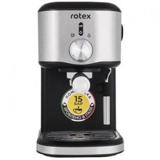 Кавоварка ріжкова Rotex Good Espresso RCM650-S
Кавоварка Rotex Good Espresso RCM. . фото 2