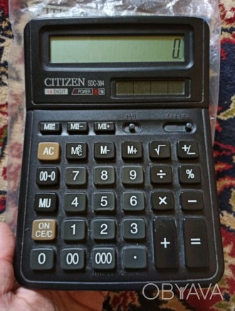 Калькулятор дуже відомої, поширеної і надійної фірми CITIZEN, в ідеальному стані. . фото 1