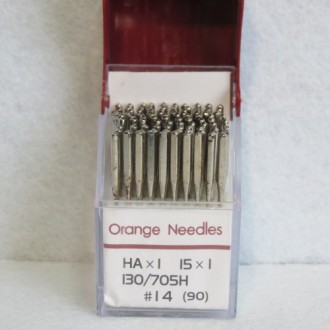 Голки Organ Needles HAx1 : №70, №75, №80, №90, №110, №120.
В упаковці 100 голок.. . фото 2