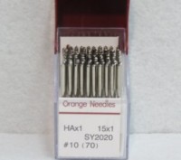 Голки Organ Needles HAx1 : №70, №75, №80, №90, №110, №120.
В упаковці 100 голок.. . фото 5