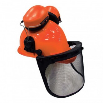 Шлем защитный с щитком и наушниками.
 
Защитный комбинированный шлем предназначе. . фото 2