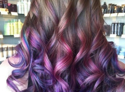 Мелки для волос-это прекрасная возможность по-эксперементировать с яркими цветам. . фото 5