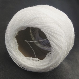 Ирис-нитка х\б (90м) белыеНитки ирис используются для вязания.Цвет: белыйМатериа. . фото 3