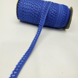 Резинка ажурная бельевая на метражЦвет: синий (под джинс)Ширина: 13 ммДлина в бо. . фото 3