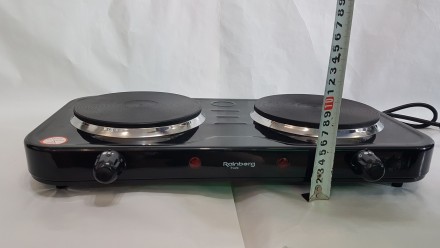 Описание:
Плита электрическая дисковая переносная Rainberg RB-999 2-х конфорочна. . фото 9