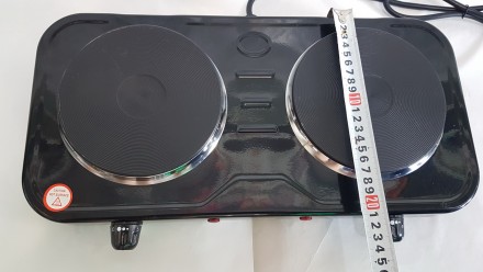 Описание:
Плита электрическая дисковая переносная Rainberg RB-999 2-х конфорочна. . фото 10