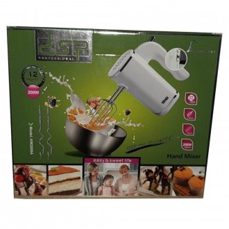 Опис:
Ручний міксер DSP KM2008 
Чудовими помічниками на вашій кухні стануть мікс. . фото 11
