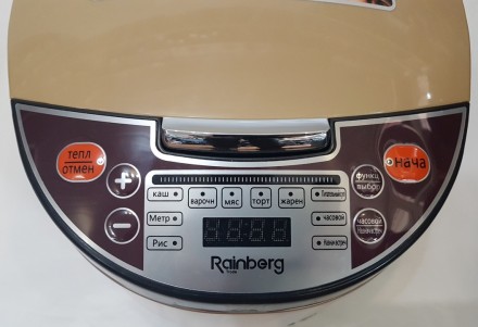Опис
Мультиварка Rainberg RB-6207 — це проста та зрозуміла кухонна техніка, яка . . фото 8