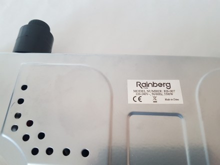 Плита електрична двох конфоркова з неіржавкої сталі Rainberg RB-007
Компактна ел. . фото 9