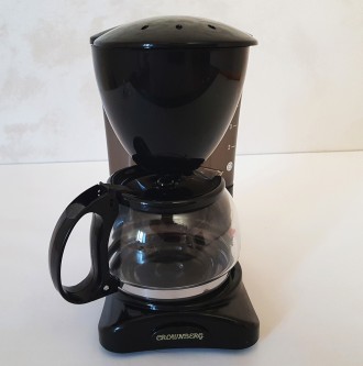 Опис:
Кавоварка Crownberg Cb-1563 чорна 800 Вт краплинна кавоварка зі скляною ко. . фото 4
