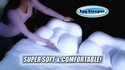 Опис
Анатомічна подушка для сну Egg Sleeper
Анатомічна подушка для сну Egg Sleep. . фото 11