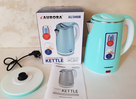 Електрочайник Aurora AU3408 — функціональна прикраса для кухні!
Цей стильний чай. . фото 11