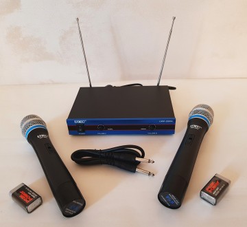 Опис: 
Радіосистема UKC UWP-200XL з двома мікрофонами та базою.
Чудовий комплект. . фото 3