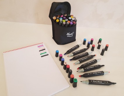 Набор двусторонней художественных sketchmarker скетч-маркеров "Touch" 36 цветов
. . фото 5