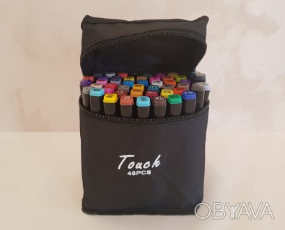 Набір двосторонніх художніх sketchmarker скетч-маркерів "Touch" 48 кольорів
Марк. . фото 1