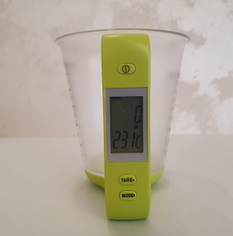 Опис:
Електронна цифрова мірна чаша для кухні термометром і вагами
Електронна ци. . фото 7