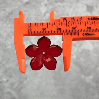 Намистини пластик, квіткарозмір 23 мм, один отвірКолір: на фотоЦіна вказана за 1. . фото 4