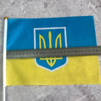 Флаг Украины с тризубом с присоской Материал: пластик, полиэстр Цвет: на фото Пр. . фото 5