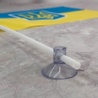 Флаг Украины с тризубом с присоской Материал: пластик, полиэстр Цвет: на фото Пр. . фото 2