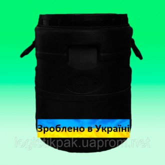 Бочка пластикова технічна|чорна|бідон|60л. Харьков. фото 1 Бочка пластикова технічна|чорна|бідон|60л. Харьков. фото 1
