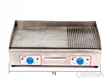 Электрическая сковорода из нержавеющей стали сковородка для барбекю, плоская ско. . фото 1