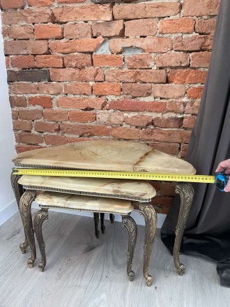 Столики приставки онікс бронза вінтаж. Івано-Франківськ. фото 1 Столики приставки онікс бронза вінтаж. Івано-Франківськ. фото 1