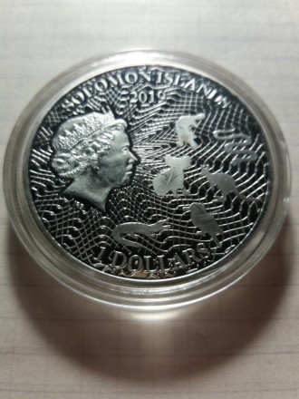 1 долар. Коала. Соломонові острови. 2019. Монета нова. Розмір: 40*3 мм.. . фото 3