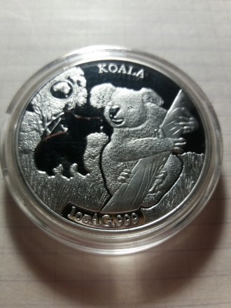 1 долар. Коала. Соломонові острови. 2019. Монета нова. Розмір: 40*3 мм.. . фото 2