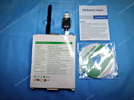 Zexmte USB Bluetooth 5.3 Wireless Adapter (блютуз адаптер, ресивер, трансмиттер). . фото 5
