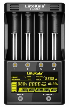 Комплектація Універсальний зарядний пристрій Liitokala Lii-500S, блок живлення, . . фото 2