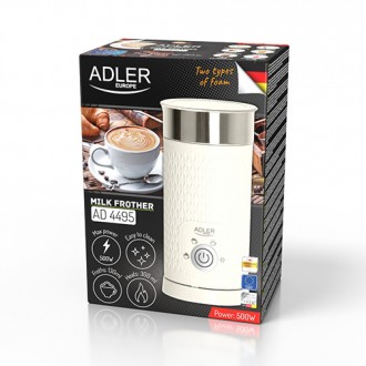 Спінювач молока Adler AD 4495
Спінювач молока - це пристрій, що дозволяє приготу. . фото 6