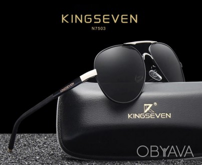 Оригинальные, поляризационные, солнцезащитные очки KINGSEVEN N7503 имеют новый с. . фото 1