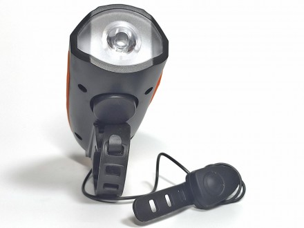 Велосипедний світлодіодний ліхтар 7588 з вбудованим акумулятором 800 mAh
• Компл. . фото 5