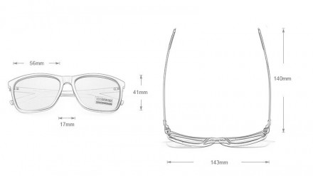 Оригінальні, поляризаційні, сонцезахисні окуляри KINGSEVEN NF7557 мають стильний. . фото 6