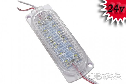 ДИОДНЫЕ МОДУЛИ 24V 12 SMD 2835 (98mm*33mm) W. . фото 1