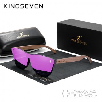 Оригінальні, поляризаційні, сонцезахисні окуляри KINGSEVEN W5510 для чоловіків м. . фото 1
