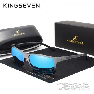 Оригинальные, поляризационные, солнцезащитные очки KINGSEVEN N7021 для мужчин им. . фото 1