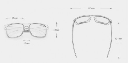 Оригинальные, поляризационные, солнцезащитные очки KINGSEVEN N758 для мужчин име. . фото 5