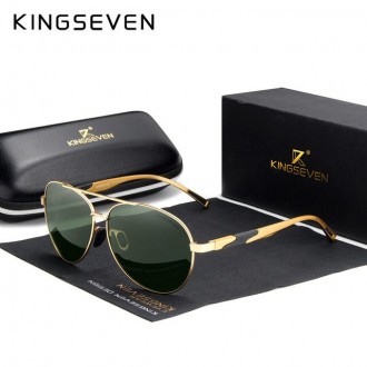 Оригинальные, поляризационные, солнцезащитные очки KINGSEVEN v для мужчин имеют . . фото 2