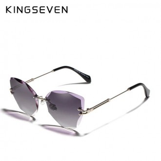 Оригинальные солнцезащитные очки KINGSEVEN N801 имеют винтажный, стильный дизайн. . фото 2