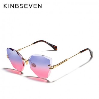 Оригинальные солнцезащитные очки KINGSEVEN N801 имеют винтажный, стильный дизайн. . фото 12