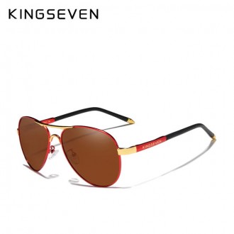 Оригинальные, поляризационные, солнцезащитные очки KINGSEVEN N7503 имеют новый с. . фото 4