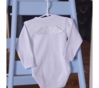 "Ошатний трикотажний боді Ангел це простий зручний одяг для немовлят. Бодік буде. . фото 2