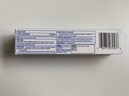 Зубная паста Crest Kids Cavity Protection bubblegum 62 g США -Принята ADA Америк. . фото 3