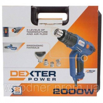 Термофен Dexter Power 2000 Вт - це потужний та надійний інструмент, який швидко . . фото 9