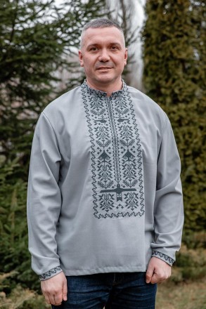 
Вишиванка чоловіча — патріотична українська сорочка, виготовлена з натурального. . фото 5