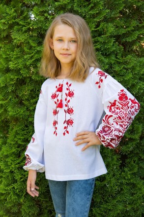 
Сучасна стильна вишиванка для дівчинки в традиційному українському стилі! 
Вирі. . фото 4