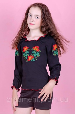 Практичний формат вишиванки — кофта з вишивкою для дівчинки, натуральна та приєм. . фото 5